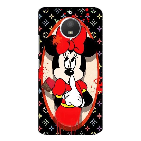 Чехол Disney Mouse Motorola MOTO E4 (PREMIUMPrint) – Минни Маус ЛВ