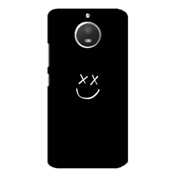 Чохол для Моторола МОТО Е4 - (AlphaPrint) з принтом (ТОП продажів) – Смайл