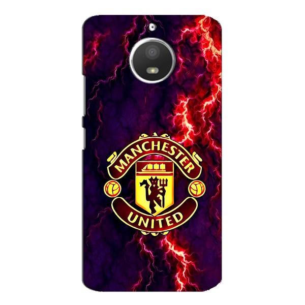 Чехол Манчестер Юнайтед для Мото Е4 (AlphaPrint) – огненный Манчестер
