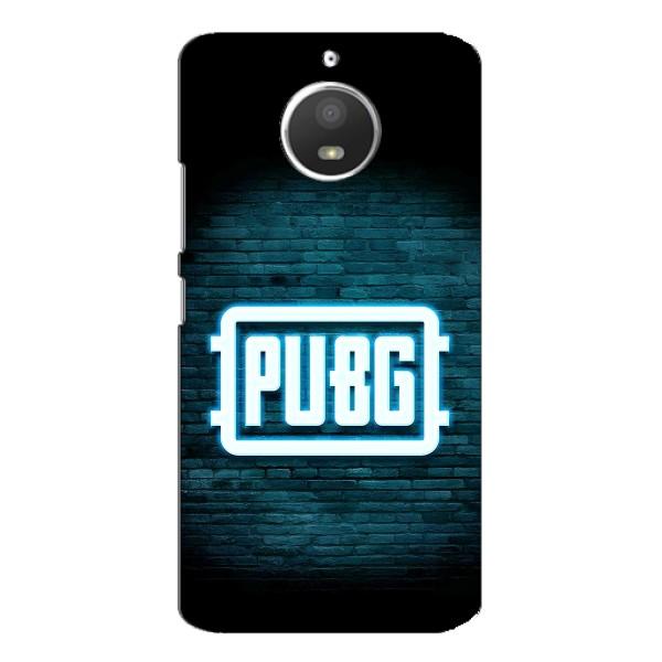 Чехол PUBG для Мото Е4 (AlphaPrint) – Лого PUBG