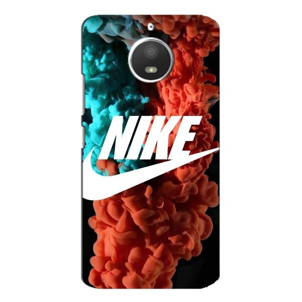 Чехол для Motorola MOTO E4 - с принтом Найк (AlphaPrint) – Дымчатый найк