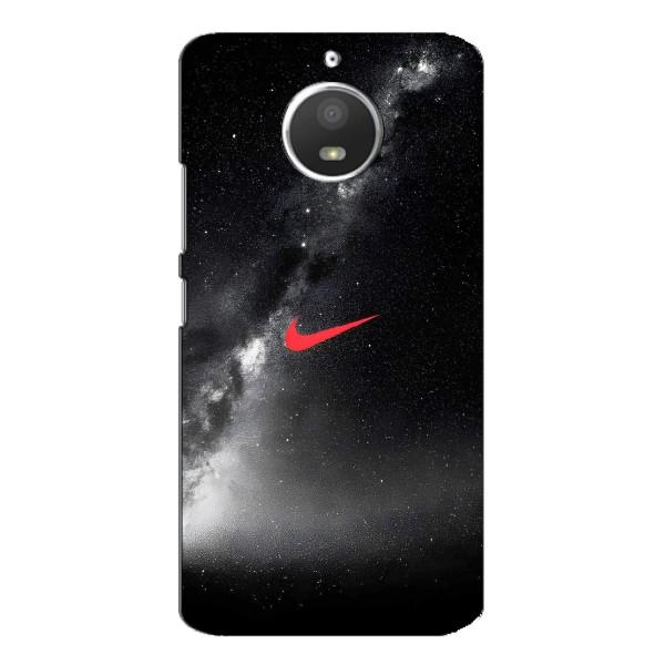Чехол для Motorola MOTO E4 - с принтом Найк (AlphaPrint) – Найк красный