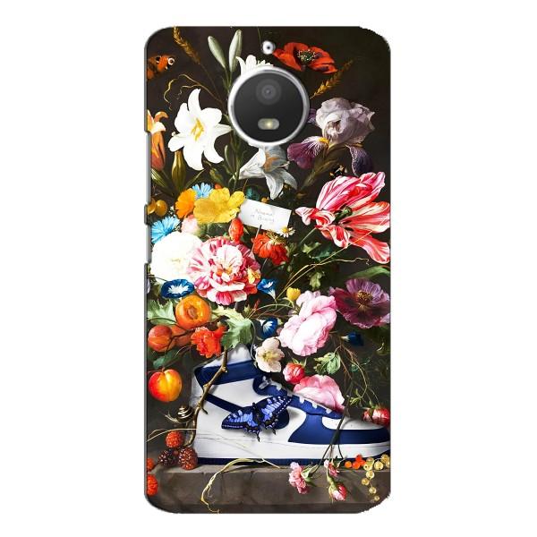 Чехол для Motorola MOTO E4 - с принтом Найк (AlphaPrint) – Стиль Найк