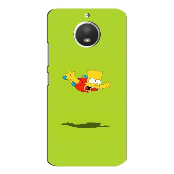 Чjхол з Сімпсонами для Motorola MOTO E4 (VPrint) – Барт Сімпсон