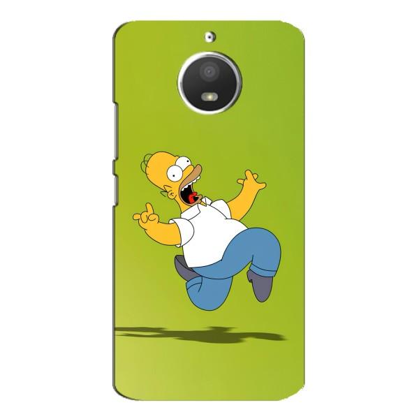 Чjхол з Сімпсонами для Motorola MOTO E4 (VPrint) – Гомер Сімпсон