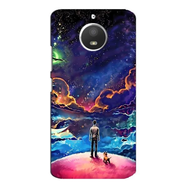 Космические Чехлы для Мото Е4 (VPrint) – Галактический вид