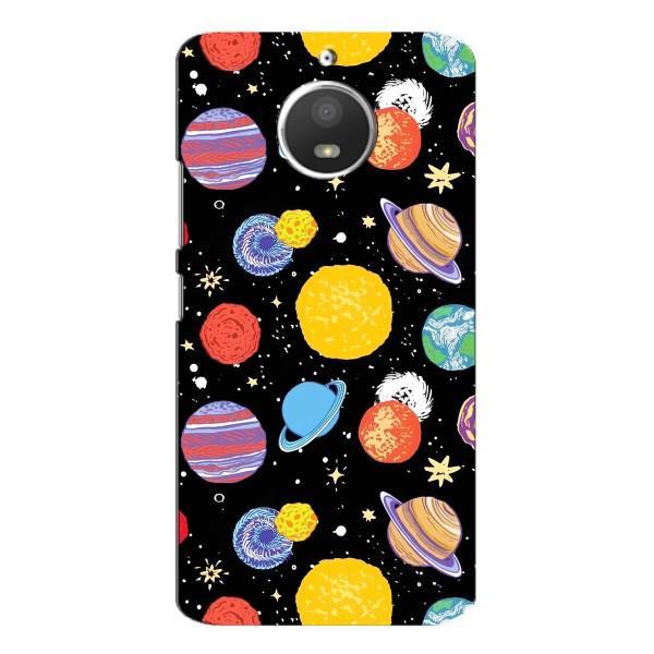 Космические Чехлы для Мото Е4 (VPrint) – Рисованные планеты