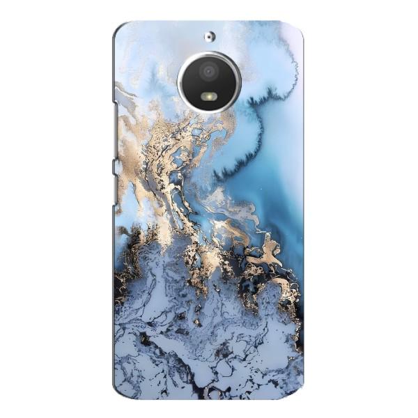 Мраморный чехол на Motorola MOTO E4 (VPrint) – Нежный мрамор
