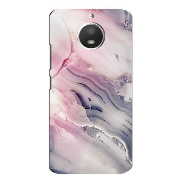 Мраморный чехол на Motorola MOTO E4 (VPrint) – Пурпурный Мрамор