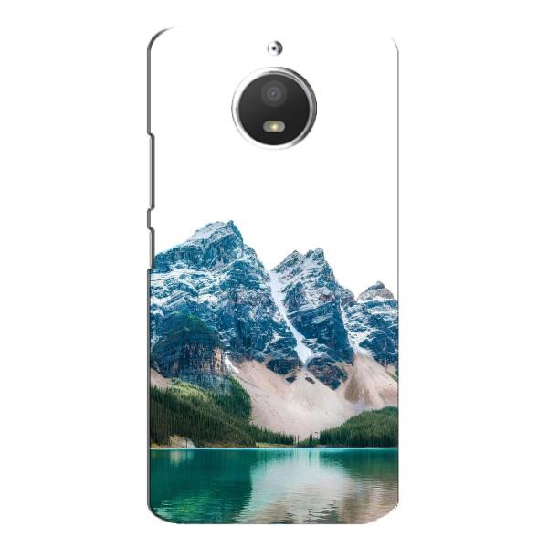 Силиконовый чехол с КАРТИНКАМИ лето для Motorola MOTO E4 (AlphaPrint) – Гори