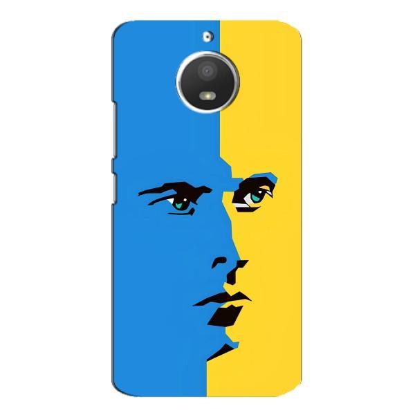 Украинские Чехлы для Motorola MOTO E4 с картинкой УПА (AlphaPrint) – Степан Бандера