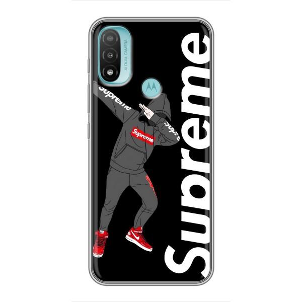 Чеохол для Motorola MOTO E40 з картинкою Supreme (AlphaPrint)