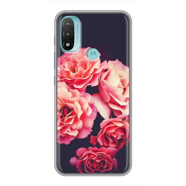 Чехлы с тематикой "ЦВЕТЫ" на Motorola MOTO E40 – Бутоны