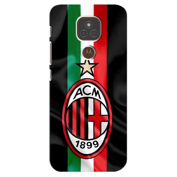 Чехлы для Motorola MOTO E7 Plus (VPrint) - Футбольные клубы – ФК Милан