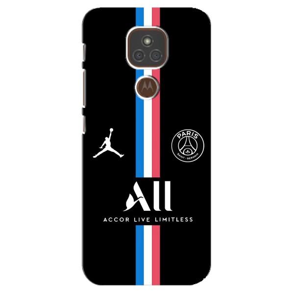 Чохли PSG для Motorola MOTO E7 Plus (AlphaPrint) – футболка ПСЖ