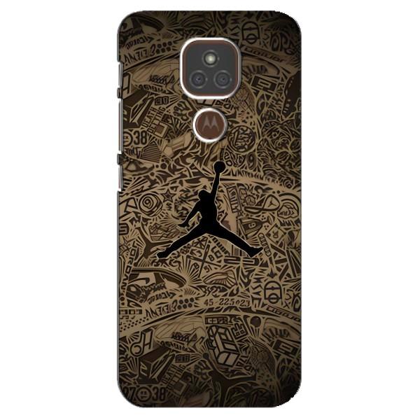 Чохли для Motorola MOTO E7 Plus - з картинкою JORDAN (AlphaPrint) – Logo Jordan