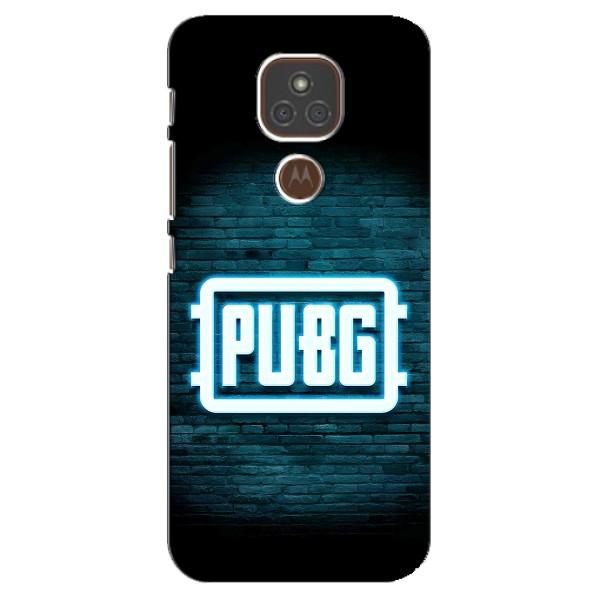 Чехол PUBG для Мото Е7 Плюс (AlphaPrint) – Лого PUBG
