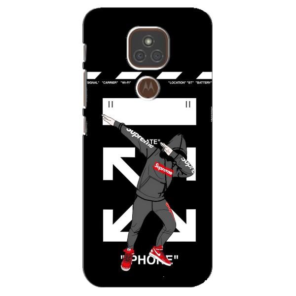 Чехол для Motorola MOTO E7 Plus с картинкой Supreme (AlphaPrint) – Суприм