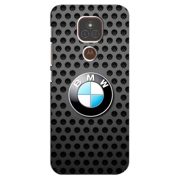 Чехол для Мото Е7 Плюс - с принтом БМВ (AlphaPrint) – Знак БМВ