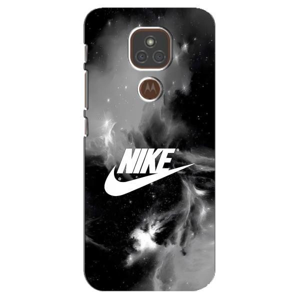Чохол для Motorola MOTO E7 Plus - з принтом Найк (AlphaPrint) – Лого Найк