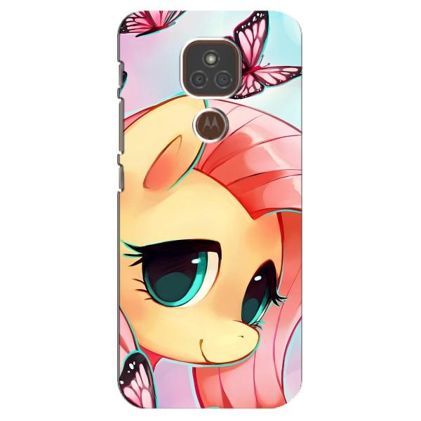 Чехол для Мото Е7 Плюс - (Единорожки - Новинки) (AlphaPrint) – Племя единорогов