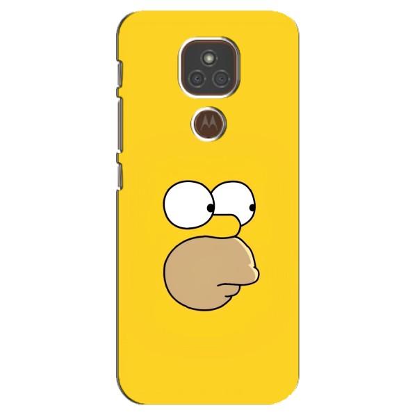 Чjхол з Сімпсонами для Motorola MOTO E7 Plus (VPrint) – Гомер