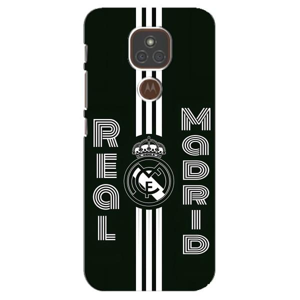 ФК Реал Мадрид чехлы для Motorola MOTO E7 Plus (AlphaPrint) – черно белый Реал
