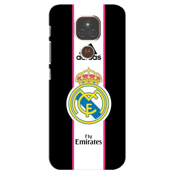 ФК Реал Мадрид чехлы для Motorola MOTO E7 Plus (AlphaPrint) – лого Real Madrid