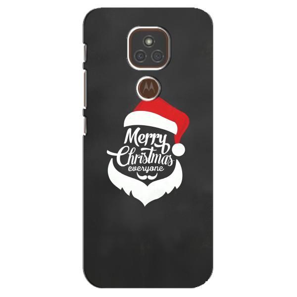 Рождественские Чехлы для Motorola MOTO E7 Plus (VPrint) – Санта Крисмас