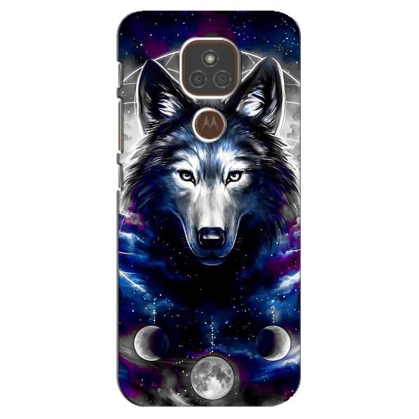 Защитные чехлы для Мото Е7 Плюс (AlphaPrint) (ХИТ продаж) ВОЛК – Волк
