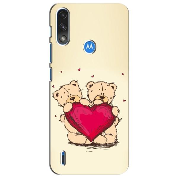 Чехлы для любимой на Моторола Мото е7і / е7 павер (VPrint) – Медвежата