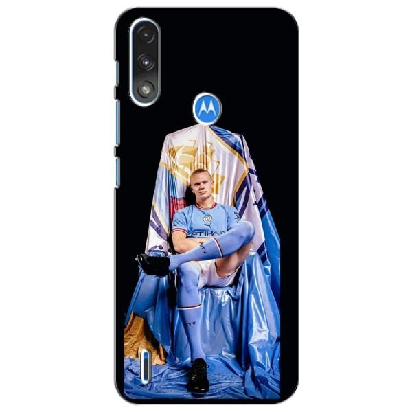 Чехлы с футболистом Ерлинг Холанд для Motorola Moto E7i / E7 Power (AlphaPrint) – футболист Холанн