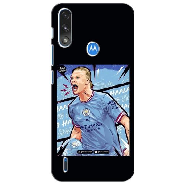 Чехлы с футболистом Ерлинг Холанд для Motorola Moto E7i / E7 Power (AlphaPrint) – гол Эрлинг Холланд