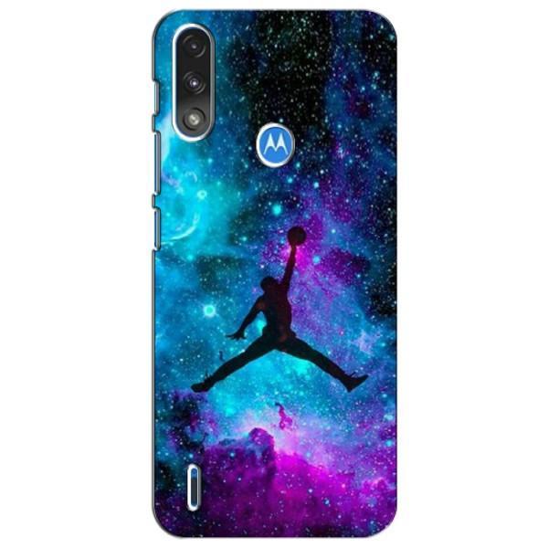Чехлы для Motorola Moto E7i / E7 Power - с картинкой JORDAN (AlphaPrint) – Яркий Джордан