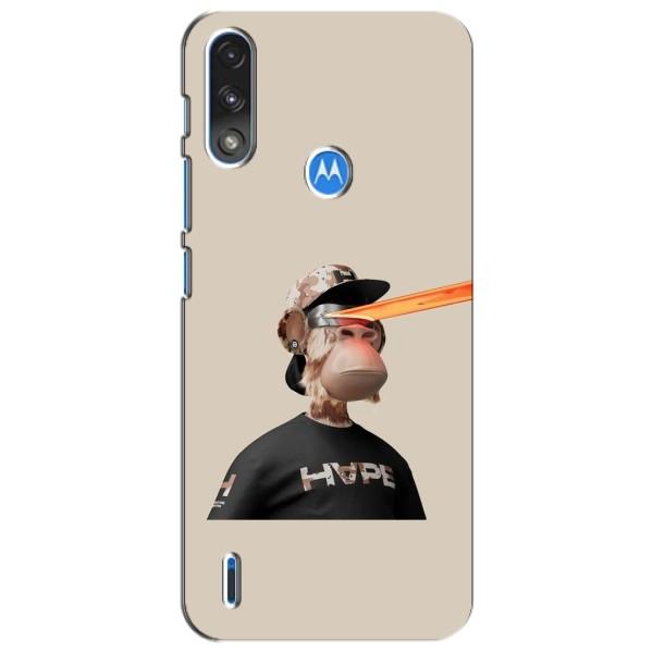 Чохли з Мавпами NFT для Motorola Moto E7i / E7 Power (AlphaPrint) – мавпа NFT в окулярах