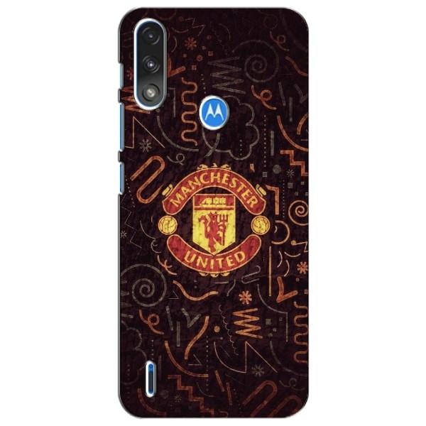 Чехол Манчестер Юнайтед для Моторола Мото е7і / е7 павер (AlphaPrint) – эмблема МЮ