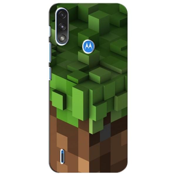 Чохол Майнкрафт на Motorola Moto E7i / E7 Power (AlphaPrint) Minecraft – текстура Майнкрафт