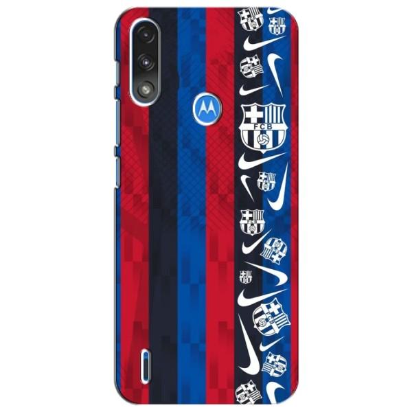 Чехол для Motorola Moto E7i / E7 Power (Барселона) – Фанат Барсы