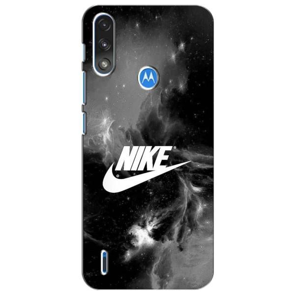 Чохол для Motorola Moto E7i / E7 Power - з принтом Найк (AlphaPrint) – Лого Найк