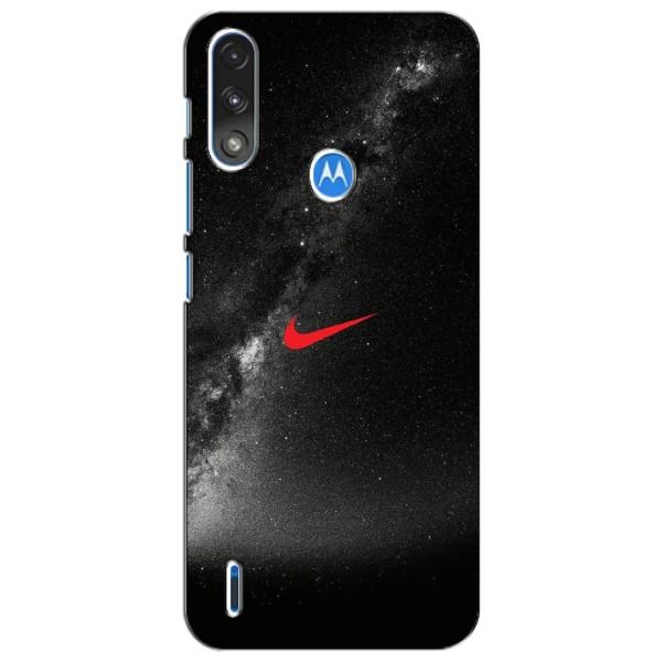 Чохол для Motorola Moto E7i / E7 Power - з принтом Найк (AlphaPrint) – Найк червоний