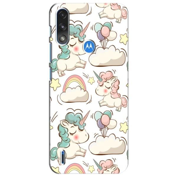 Чохол для Моторола Мото е7і / е7 павер - (Єдинорожки - Новинки) (AlphaPrint) – Єдиноріжки