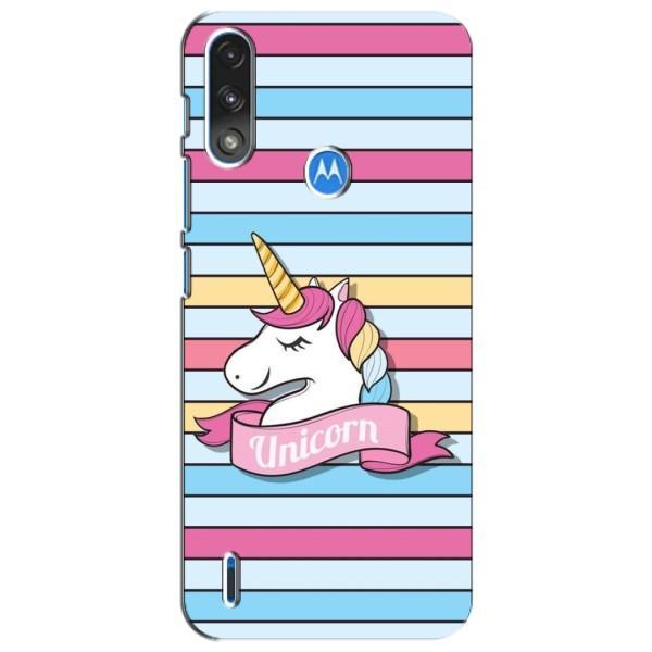 Чохол для Моторола Мото е7і / е7 павер - (Єдинорожки - Новинки) (AlphaPrint) – Unicorn