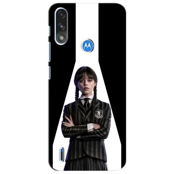 Чохли Венсдей на Motorola Moto E7i / E7 Power Уенсдей (AlphaPrint) – W-Wednesday