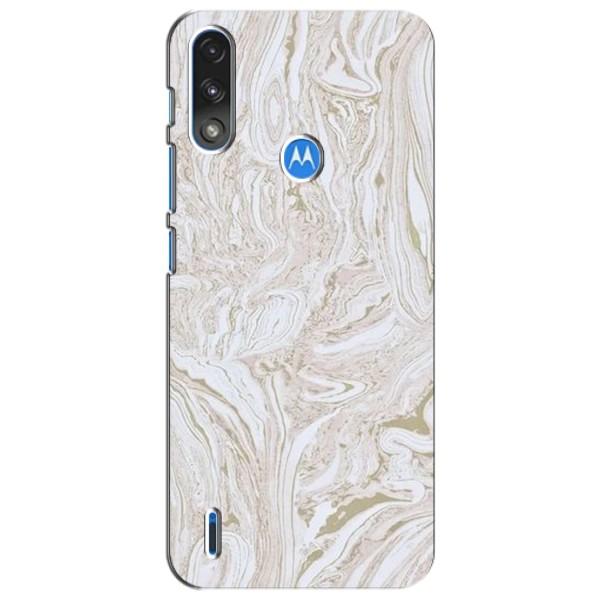 Мраморний чехол на Motorola Moto E7i / E7 Power (VPrint) – Білий мрамор