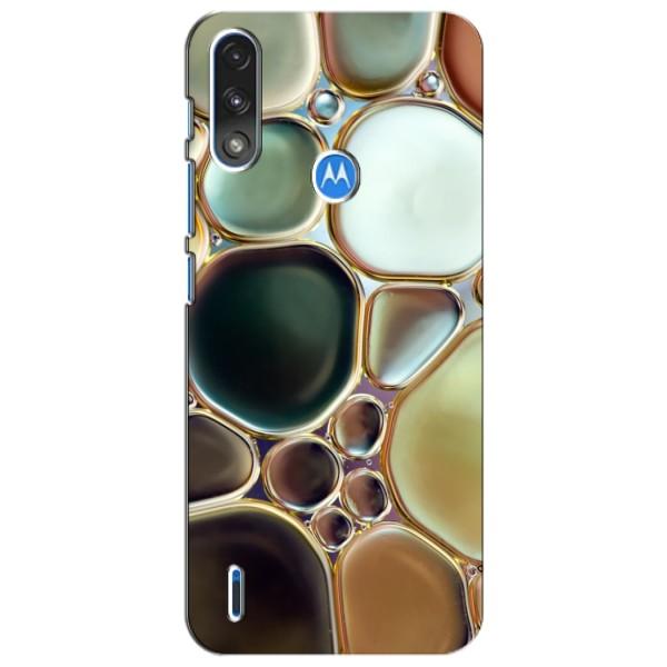 Мраморний чехол на Motorola Moto E7i / E7 Power (VPrint) – Радужний Мрамор