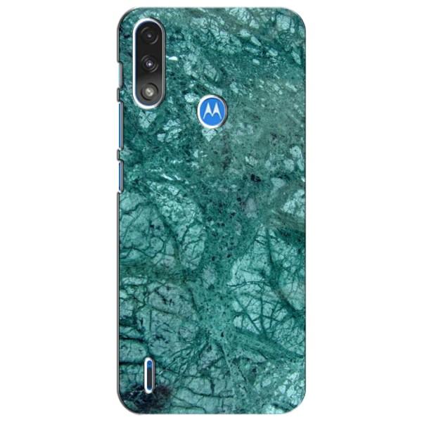 Мраморний чехол на Motorola Moto E7i / E7 Power (VPrint) – Зелений мрамор