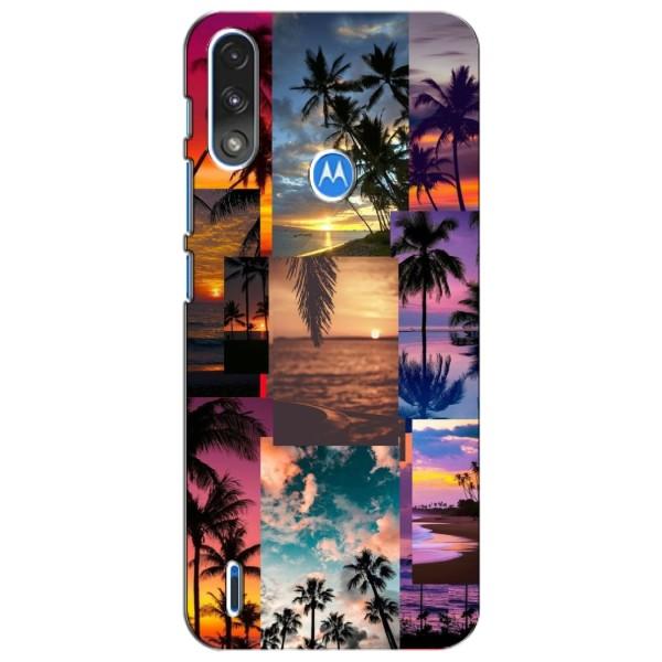 Силіконовий чохол з КАРТИНКАМИ літо для Motorola Moto E7i / E7 Power (AlphaPrint) – Літня відпустка