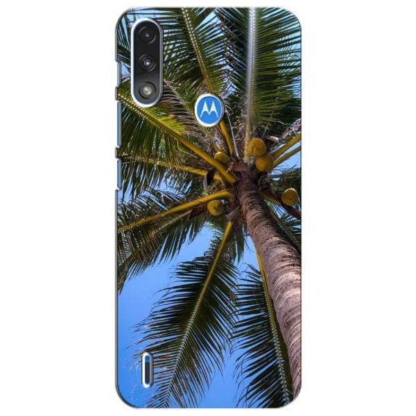 Силіконовий чохол з КАРТИНКАМИ літо для Motorola Moto E7i / E7 Power (AlphaPrint) – Пальма