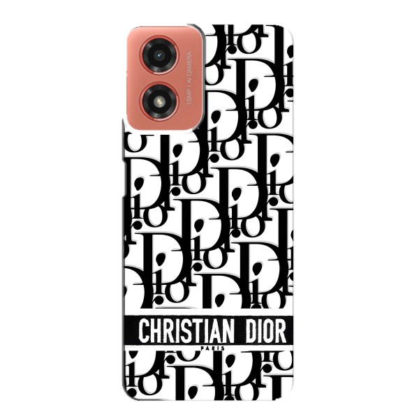 Чехол (Dior, Prada, YSL, Chanel) для Motorola MOTO G04 – Christian Dior