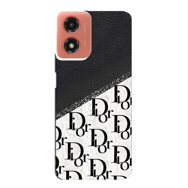 Чехол (Dior, Prada, YSL, Chanel) для Motorola MOTO G04 – Диор